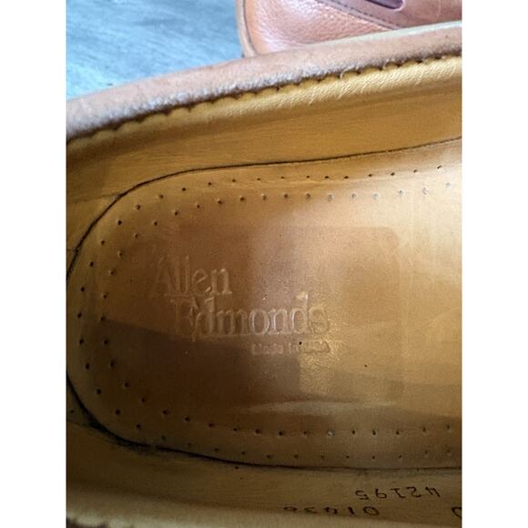 Allen Edmonds Grayson Brown Leather Loafers Men’s Sz 9 D Kiltie Tassel USA made